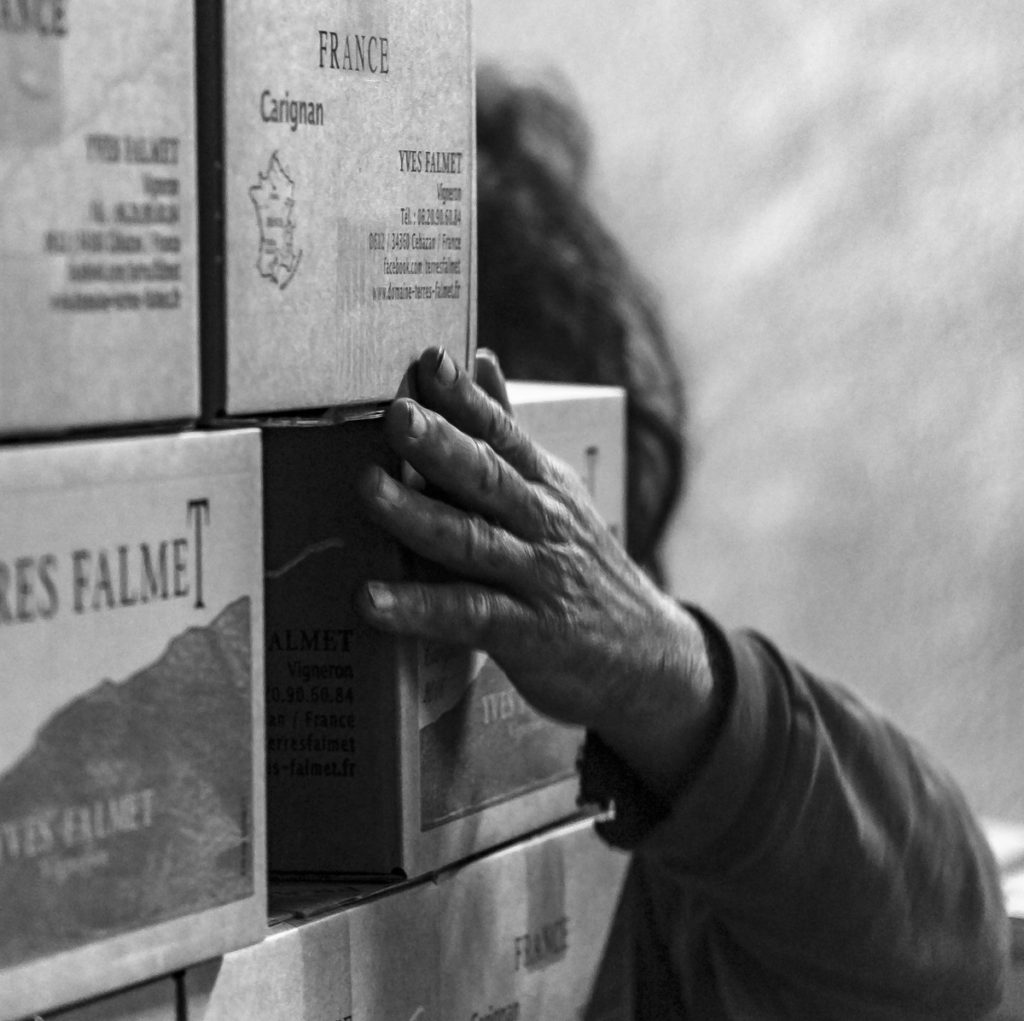 mise en bouteille vin du languedoc